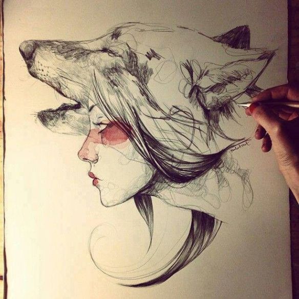Nice-Wolf-Girl-Head-Tattoo-Design[1]